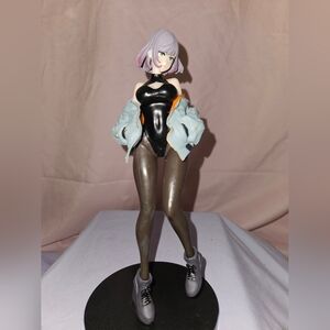 Original - Mask Girl - OriginStylish Figurine with Black and Gray Accents